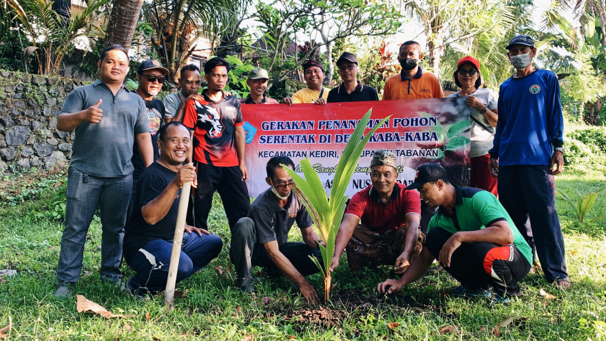 KEGIATAN PENANAMAN POHON SERENTAK DI DESA KABA-KABA